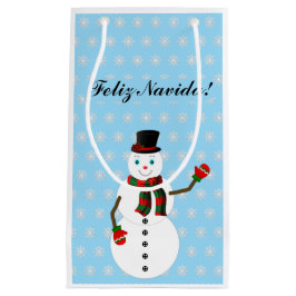 Bolsa De Regalo Pequeña snowman