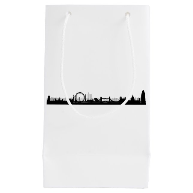 Bolsa de regalo pequeña sobre el tema del Skyline  (Anverso)