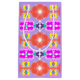 Bolsa De Regalo Pequeña Solar Bloom Kaleidoscope Throw Pillow