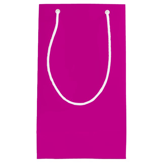 Bolsa De Regalo Pequeña Solid Bright Magenta (Anverso)