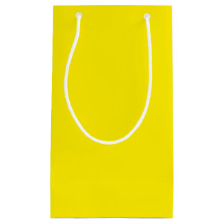 Bolsa De Regalo Pequeña Solid Sunny Yellow Color