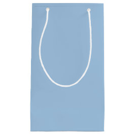 Bolsa De Regalo Pequeña Sólido azul de invierno suave