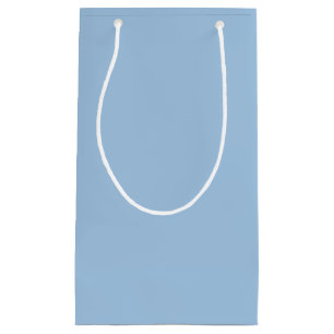 Bolsa De Regalo Pequeña Sólido azul de invierno suave