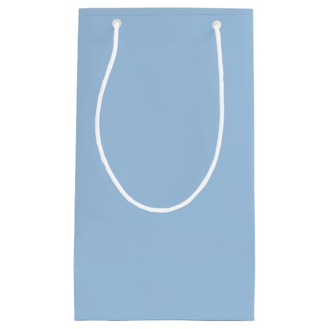 Bolsa De Regalo Pequeña Sólido azul de invierno suave (Anverso)