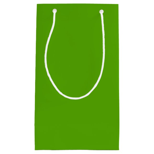 Bolsa De Regalo Pequeña Sólido verde jolly (Anverso)