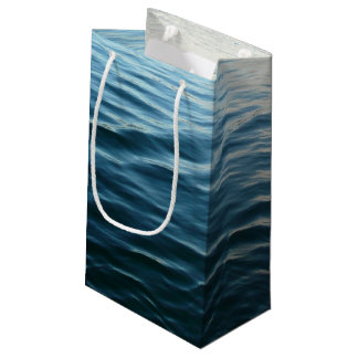 Bolsa De Regalo Pequeña Sombras de agua azul Resumen Fotografía de la natu