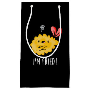 Bolsa De Regalo Pequeña Soy Fried Funny Tempura Sushi Pun Dark BG