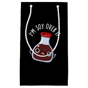 Bolsa De Regalo Pequeña Soy un capullo de soja divertida