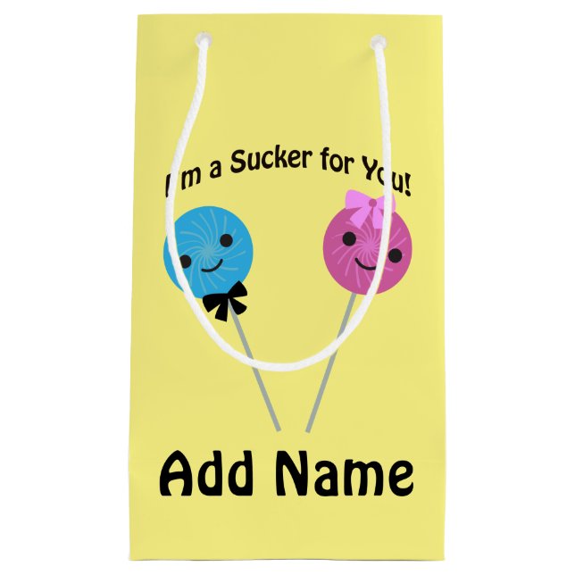 Bolsa De Regalo Pequeña ¡Soy un chupón para ti! (Anverso)