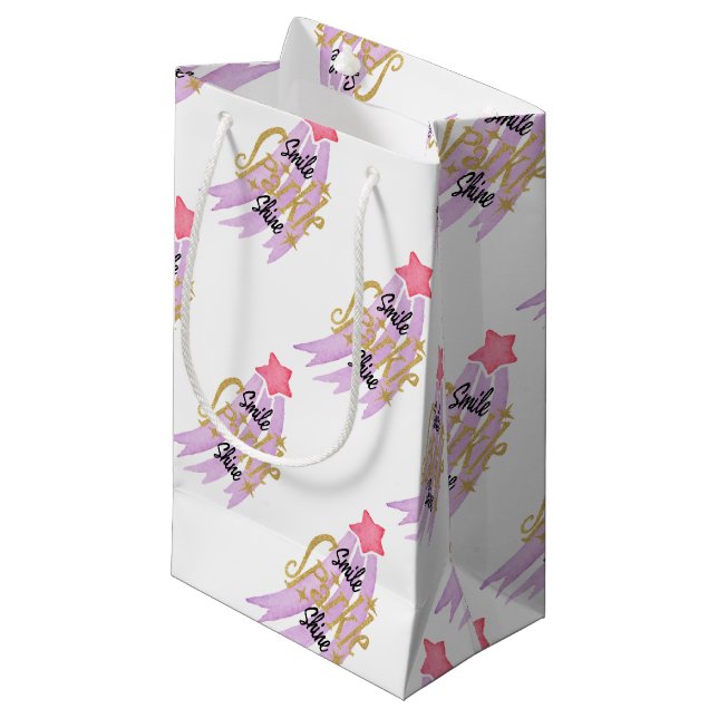 Bolsa De Regalo Pequeña Sparkle Shine Star (Angulo Anverso)