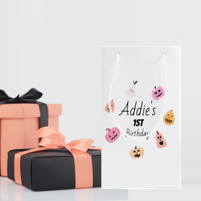 Bolsa De Regalo Pequeña Spooky One | Primer cumpleaños de Halloween | Cala (Subido por el creador)