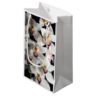 Bolsa De Regalo Pequeña Spray Orquídeo Blanco