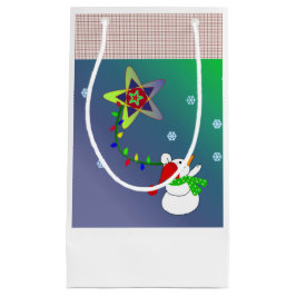 Bolsa De Regalo Pequeña Star Light Snowman