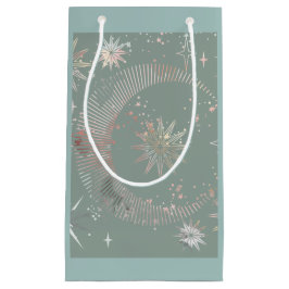 Bolsa De Regalo Pequeña Starburst verde