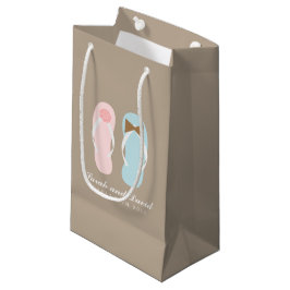 Bolsa De Regalo Pequeña Su y su Flip Flops Beach Wedding