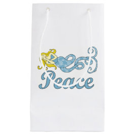 Bolsa De Regalo Pequeña Sueños del día de fiesta de la sirena de la paz