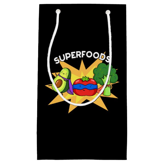 Bolsa De Regalo Pequeña Superfood Divertido bollo vegetal (Anverso)