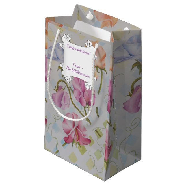 BOLSA DE REGALO PEQUEÑA SWEETPEAS (Angulo Anverso)