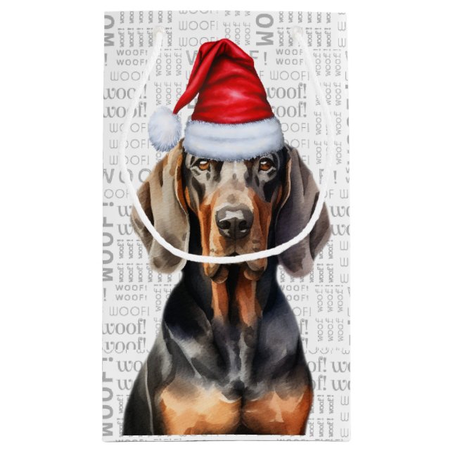 Bolsa De Regalo Pequeña Tan gracioso y elegante y Navidades de Black Coonh (Reverso)