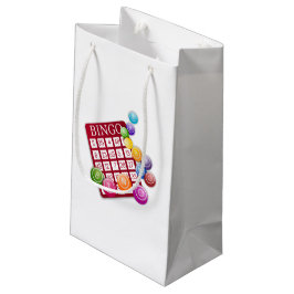 Bolsa De Regalo Pequeña Tarjeta BINGO con bolas BINGO