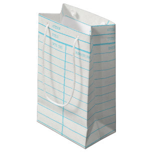 Bolsa De Regalo Pequeña Tarjeta debida retra de fecha del libro de la