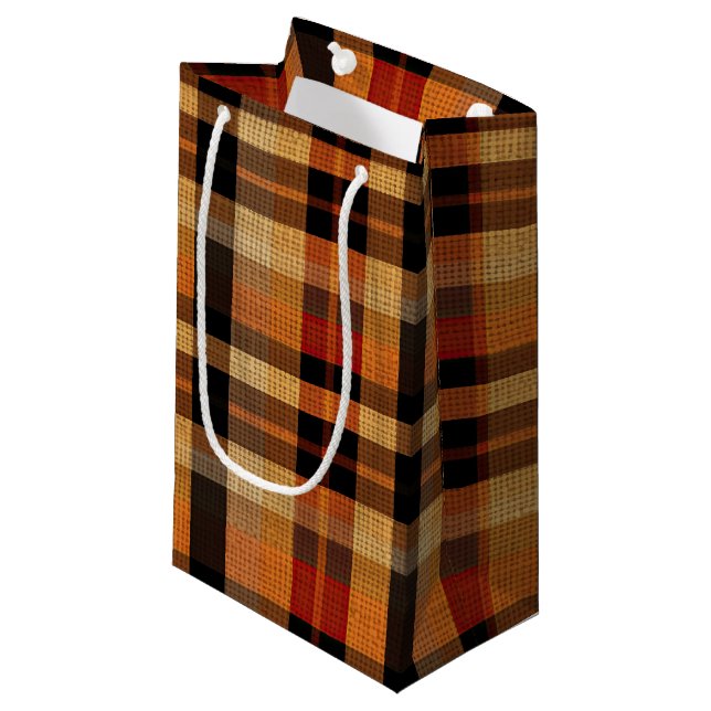 Bolsa De Regalo Pequeña Tartan (Angulo Anverso)