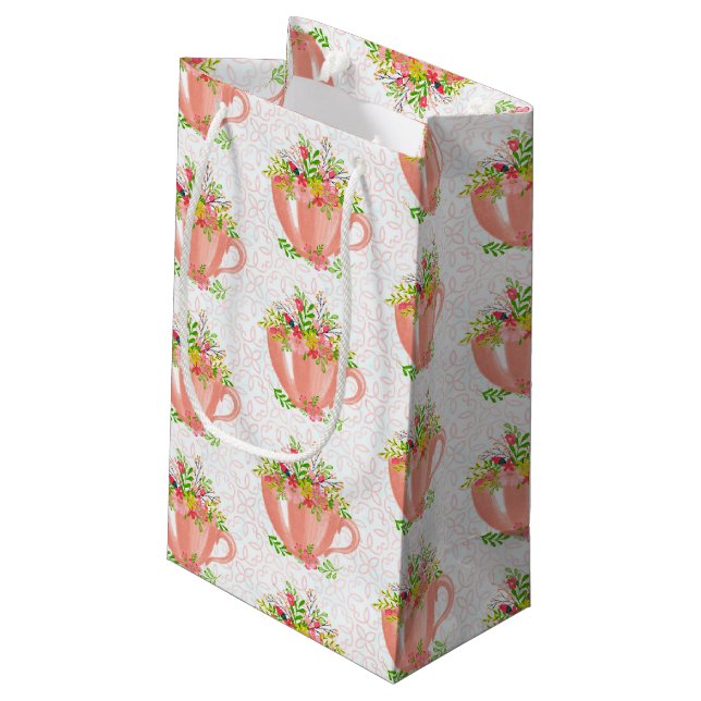 Bolsa De Regalo Pequeña Tazas de té (Angulo reverso)