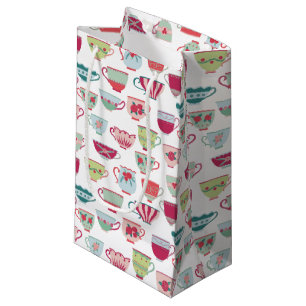 Bolsa De Regalo Pequeña Té Cups moderna de cosecha