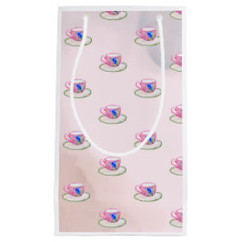 Bolsa De Regalo Pequeña Té gemelo para dos tazas de té