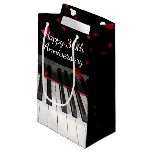 Bolsa De Regalo Pequeña Teclado piano de 30 años
