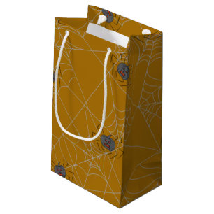 Bolsa De Regalo Pequeña telaraña y calabazas de Halloween