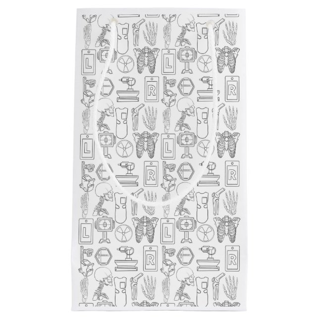 Bolsa De Regalo Pequeña Tema radiológico (Anverso)