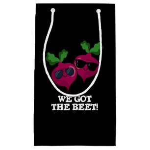 Bolsa De Regalo Pequeña Tenemos La Abeja Graciosa Veggie Pun Dark BG