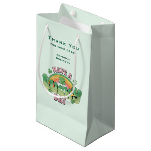 Bolsa De Regalo Pequeña Tener un día de suerte en el negocio de la tipogra