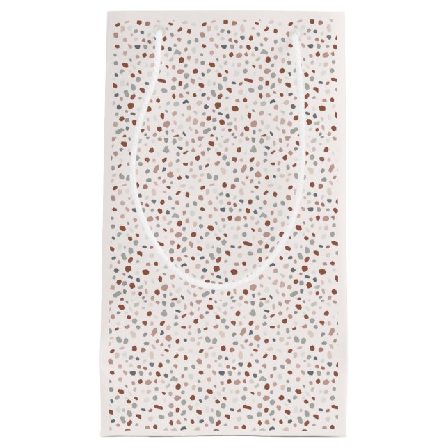 Bolsa de regalo pequeña - Terrazzo moderno (Anverso)