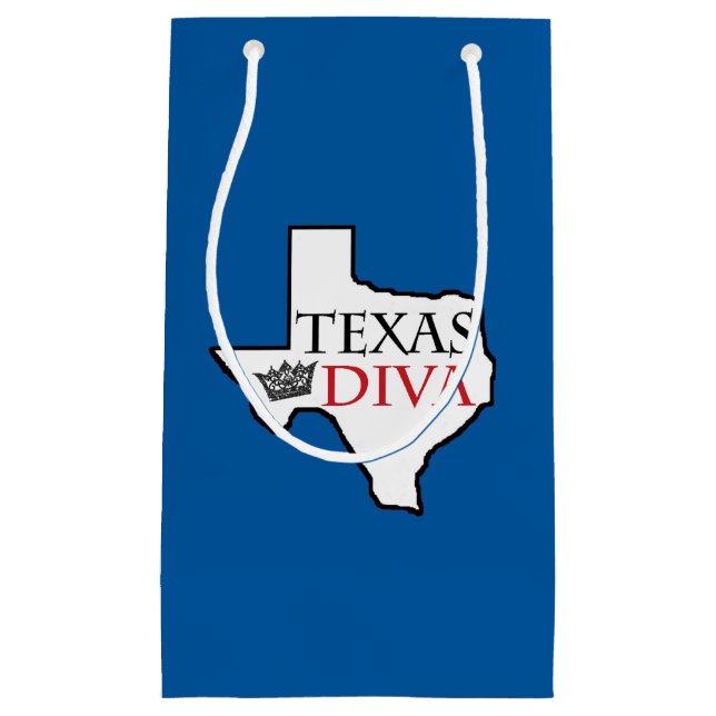 Bolsa De Regalo Pequeña "Texas DIVA" (Anverso)