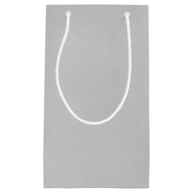 Bolsa De Regalo Pequeña Textura de arte de gris intenso (Anverso)