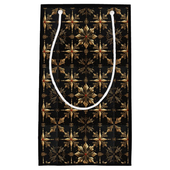 Bolsa De Regalo Pequeña The Elegant Christmas - Black (Anverso)