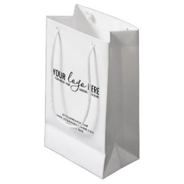 Bolsa De Regalo Pequeña Tienda de promoción de marca de la empresa del log