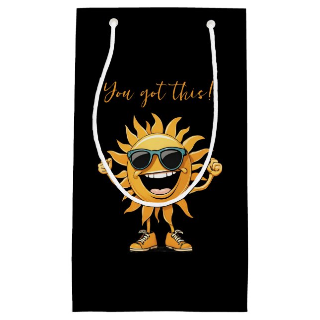 Bolsa De Regalo Pequeña Tienes un sol divertido con gafas de sol (Anverso)