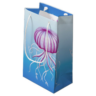 Bolsa De Regalo Pequeña Tipo blanco púrpura bolso de la medusa del regalo