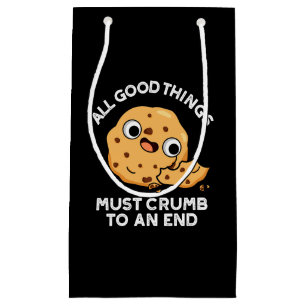 Bolsa De Regalo Pequeña Todas Las Cosas Buenas Cruzan A Un BG De Cookie Pu