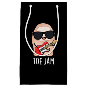Bolsa De Regalo Pequeña Toe Jam Funny Big Toe Music Pun Dark BG