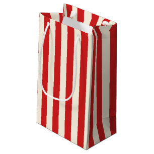 Bolsa De Regalo Pequeña Tofu Cream Postbox Red Strips