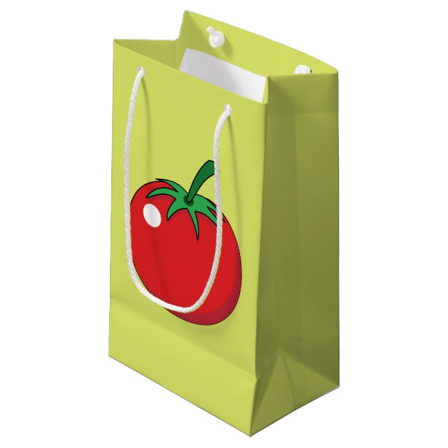 Bolsa De Regalo Pequeña Tomate Rojo (Angulo Anverso)