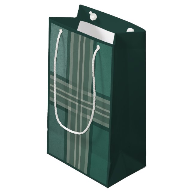 Bolsa De Regalo Pequeña Tonos verdes (Angulo Anverso)