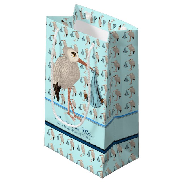 Bolsa De Regalo Pequeña Tormenta clásica (azul) 2 (Angulo Anverso)