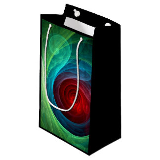 Bolsa De Regalo Pequeña Tormenta roja Floral Moderno Resumen Patrón de col