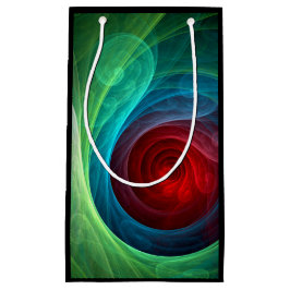 Bolsa De Regalo Pequeña Tormenta roja Floral Moderno Resumen Patrón de col