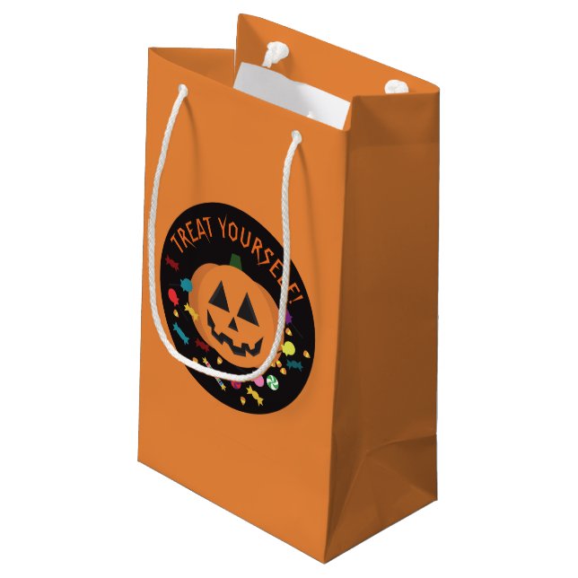 Bolsa De Regalo Pequeña ¡Trátenos! (Angulo reverso)